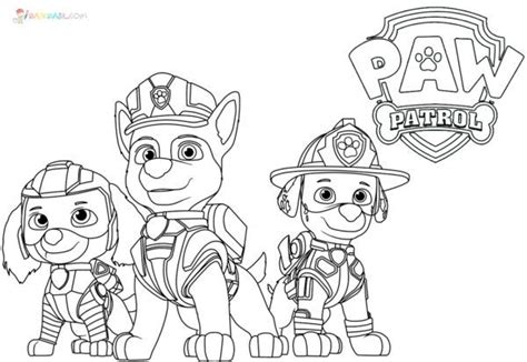 Paw Patrol Coloring Pages | 140 Pictures Free Printable | Colorear ...