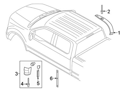 FL3Z1529144A - Ford Lower molding shim. Truck Cab Corner Trim | Havre ...