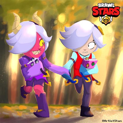 Here's my fanart for Trixie Colette and Colette! : r/Brawlstars