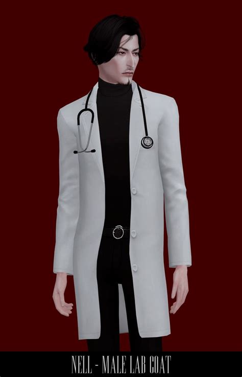 Male Lab Coat | Doctor outfit, Sims 4 mods, Sims