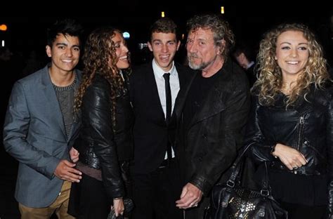 Robert Plant of Led Zeppelin and family, attend the UK Premiere of... | Robert plant, Robert ...