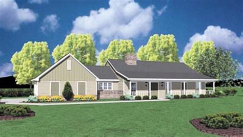 Ranch Style House Plan - 3 Beds 2 Baths 1800 Sq/Ft Plan #36-156 ...