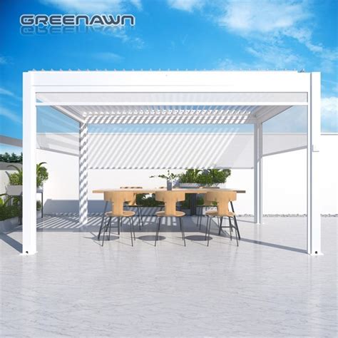 China Custom Louvered Roof Pergola Manufacturers, Suppliers, Factory ...