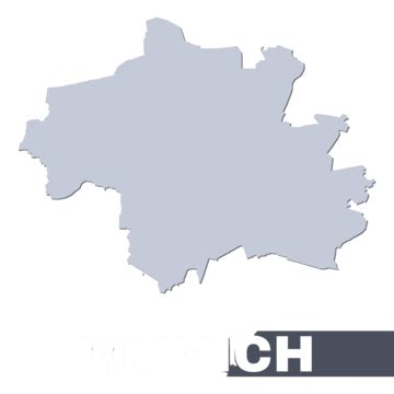 Munich Outline Map PNG Transparent Images Free Download | Vector Files | Pngtree