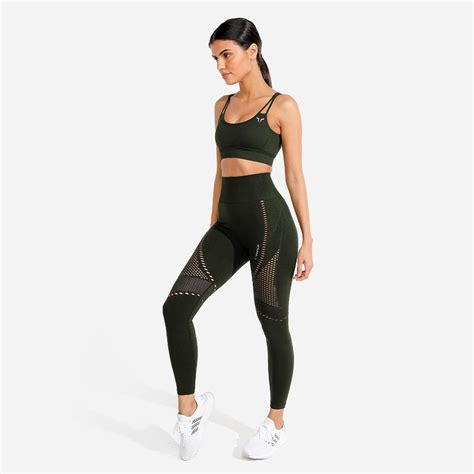 US | Meta Seamless Leggings - Khaki | Workout Leggings Women | SQUATWOLF