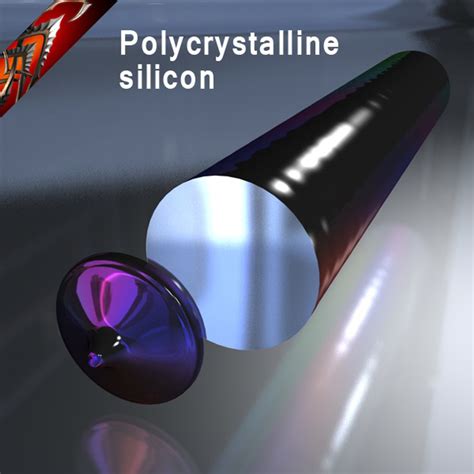 Cinema4d Polycrystalline Silicon Crystall