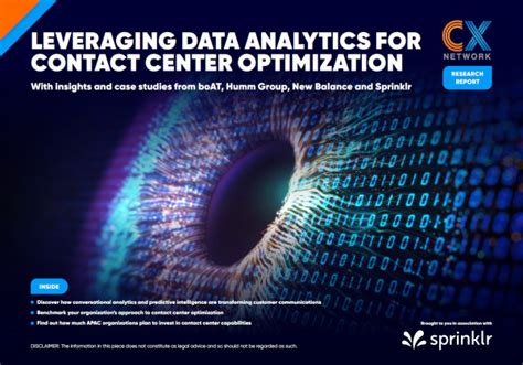 Data analytics for contact center optimization