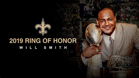 Will Smith to be inducted into New Orleans Saints Ring of Honor at ...