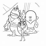 Sqweep Monsters Vs Aliens Coloring Pages sketch template