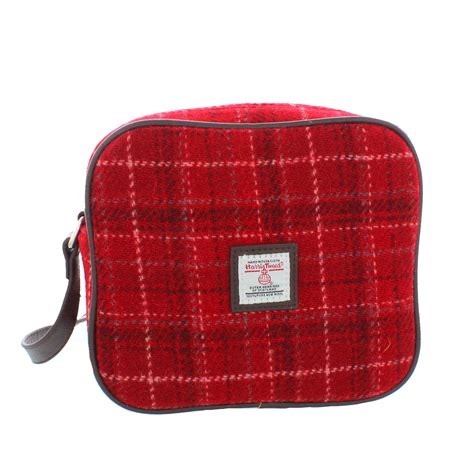 Glen Appin Harris Tweed Almond Mini Handbag Red – The Hat Company