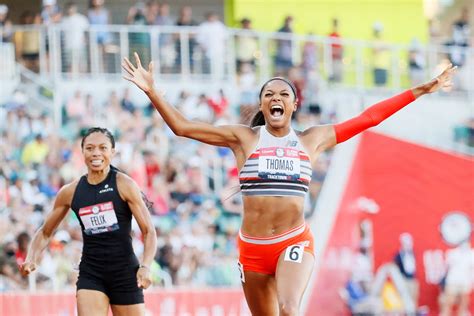 Harvard Grad Gabby Thomas Is 'Speechless' After Running Third-Fastest 200 Ever, Qualifies For ...