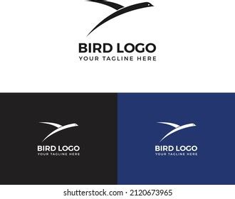 Flying Bird Logo Design Logo Template Stock Vector (Royalty Free) 2120673965