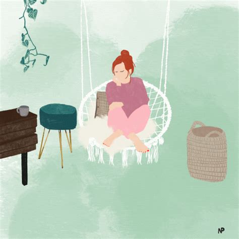 GIF - Take a Break, Swing, Pause, Illustration, Drawing, Interior ...