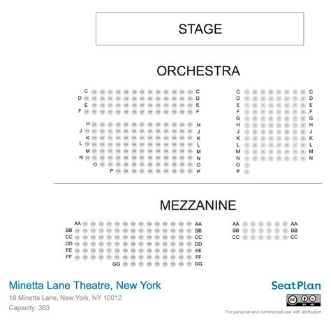 Minetta Lane Theatre New York Seating Chart & Seat View Photos | SeatPlan