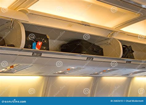 Interior of Airplane stock photo. Image of flight, attendant - 2682610