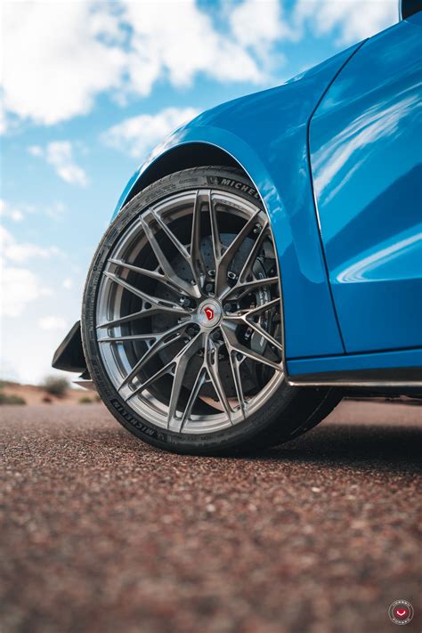 Rapid Blue 2023 Chevrolet Corvette Z06 on Vossen S21-02 Forged Wheels ...