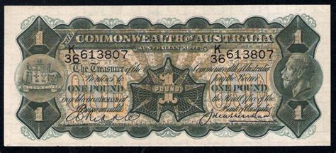 Australian One Pound note 1927 King George V|World Banknotes & Coins ...