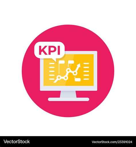 Kpi icon Royalty Free Vector Image - VectorStock