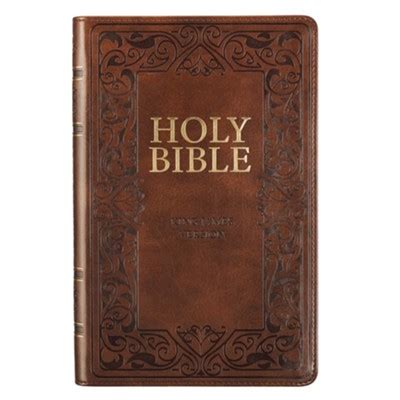 KJV Gift Edition Bible--imitation leather, brown: 9781432132651 - Christianbook.com