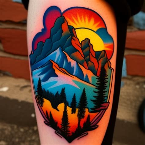 65 Colorado Mountain Tattoo Ideas - TattooClue.com