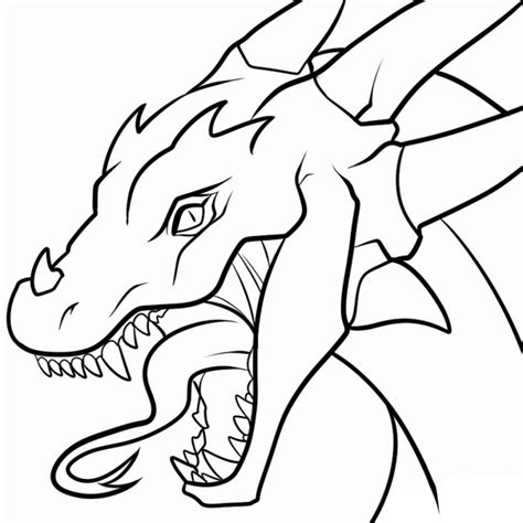 simple dragon outline - Orgsan ... | Easy dragon drawings, Cool easy drawings, Realistic dragon