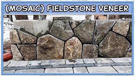 (DIY) Stone Veneer Sitting Wall | Part 2 - YouTube