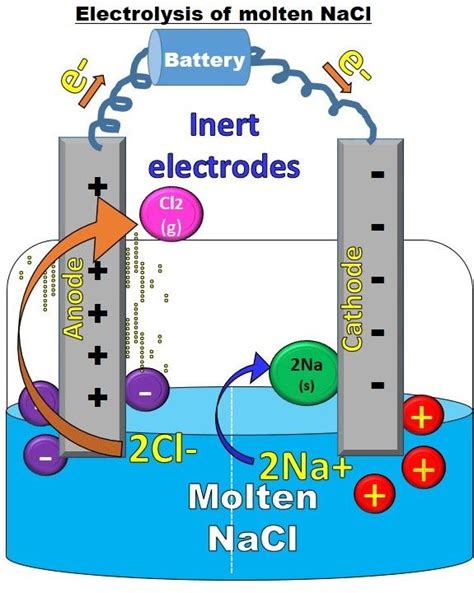 What is electrolysis electrolysis of molten sodium chloride – Artofit