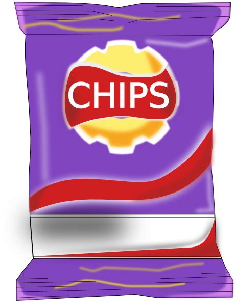 Chips Packet Clip Art at Clker.com - vector clip art online, royalty ...