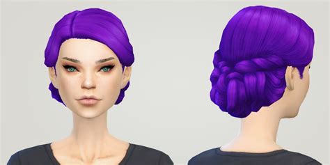 Liahxsimblr: Hairstyle retextured ~ Sims 4 Hairs | Sims hair, Sims, Sims 4