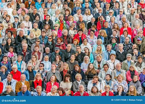 Big crowd of people editorial stock photo. Image of large - 125917558