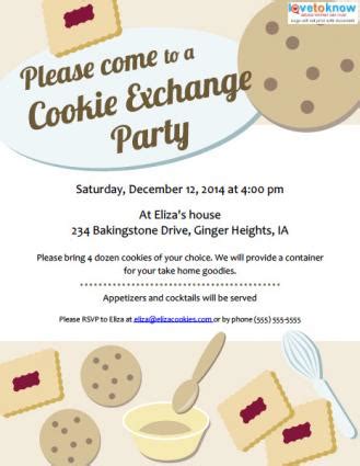 Cookie Swap Invitations to Print | LoveToKnow