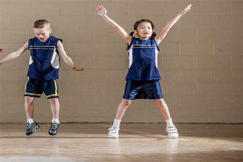 Children Doing Jumping Jacks - Young World Club