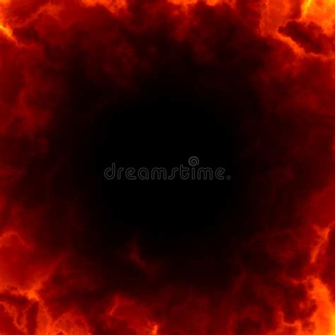 Fire Background with Free Space for Text Stock Illustration ...