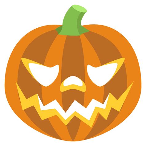 Jack-o-lantern emoji clipart. Free download transparent .PNG | Creazilla