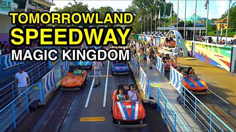 [4K] Tomorrowland Speedway - Race Cars : Magic Kingdom (Orlando, FL) - YouTube