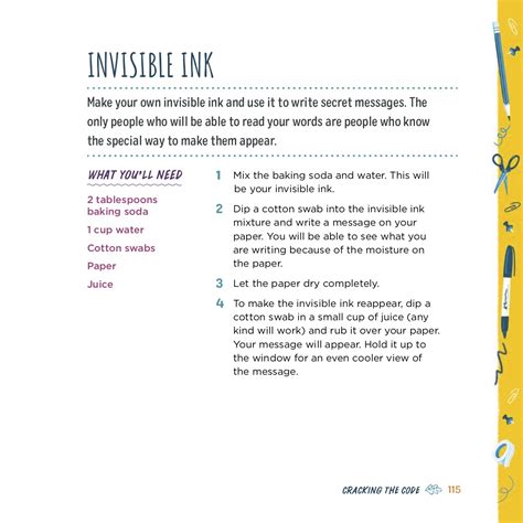 Invisible Ink Recipe - The Activity Mom