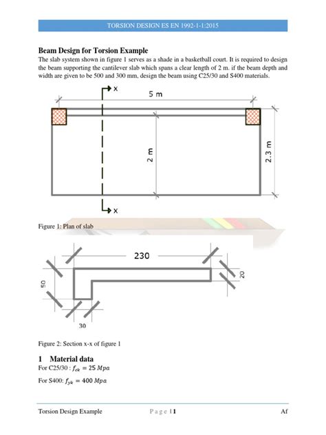 Torsion Design of a Reinforced Concrete Beam Supporting a Cantilever Slab: A Worked Example ...