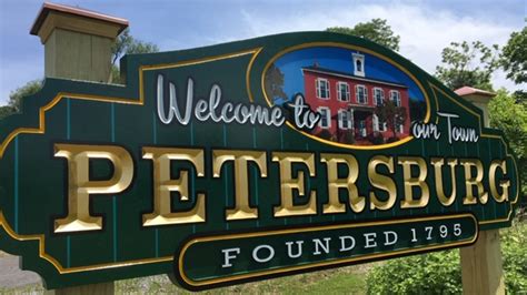 Petersburg installs new welcome signs to celebrate anniversary of town ...