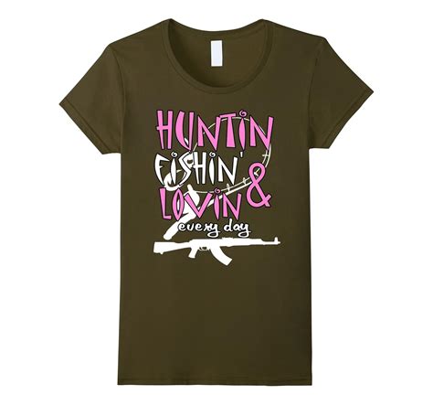 HUNTING FISHING AND LOVING EVERYDAY T Shirt Fathers day gift