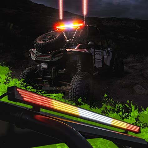 35" Off-Road LED Chase Light Bar UTV Turn Signal Brake Tail Light 8 Strobe Mode - Walmart.com ...