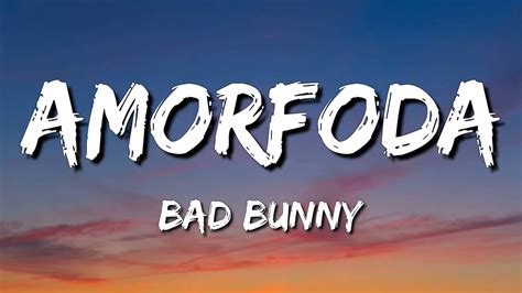 Bad Bunny - Amorfoda (Letra\Lyrics) Chords - Chordify