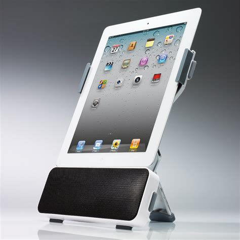 Portable iPad Docking Station with Stereo Speakers | Gadgetsin