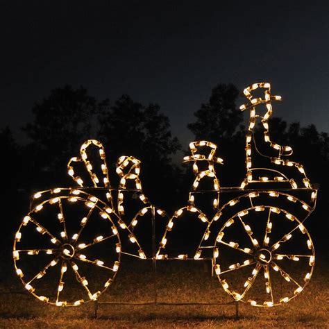 Holiday Lighting Specialists 5.42-ft Animated Victorian Carriage Outdoor Christmas Decoration ...