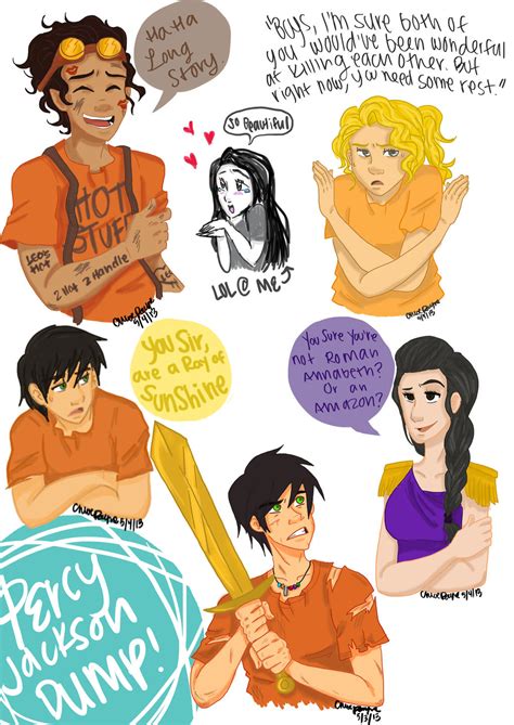 Percy Jackson Sketch Dump by chloisssx3 on DeviantArt