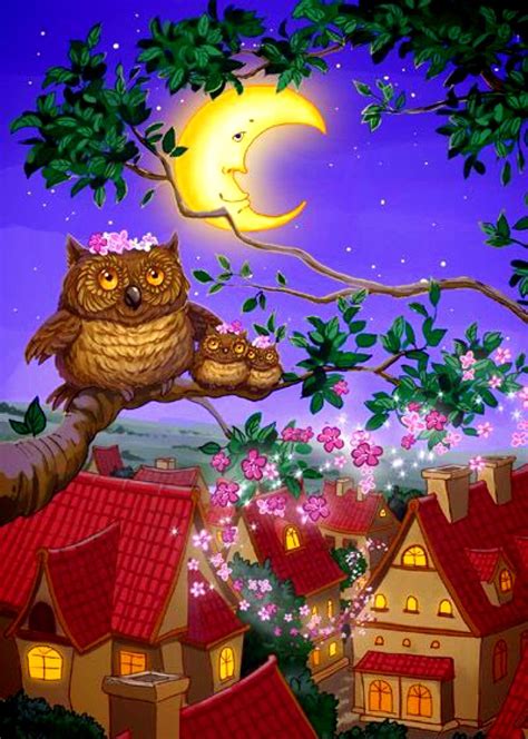 Purple Nite | Owl pictures, Whimsical owl, Owl art