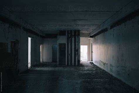 Dark Abandoned Building Room | Stocksy United