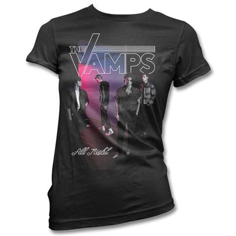 Click here to purchase this Official The Vamps All Night T-shirt | The vamps merch, Girls ...