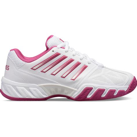 K-Swiss Womens Bigshot Light 3 Tennis Shoes - White/Cactus Flower ...