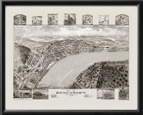 Duncannon PA 1903 | Vintage City Maps