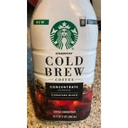 Starbucks Cold Brew Coffee Concentrate: Calories, Nutrition Analysis & More | Fooducate